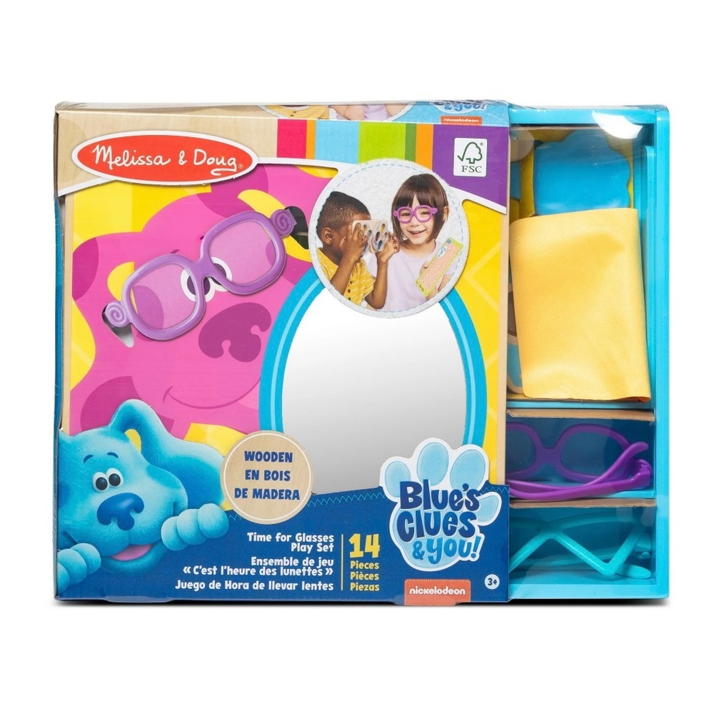 Melissa & Doug Blues Clues & You! Time for Glasses Eye Doctor Play Set